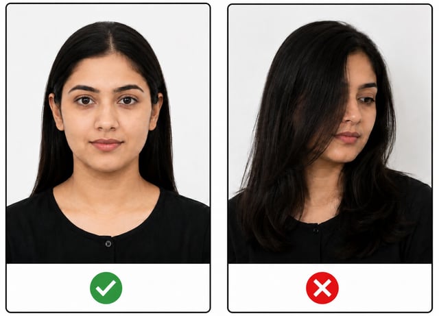 Correct And Incorrect Head Position