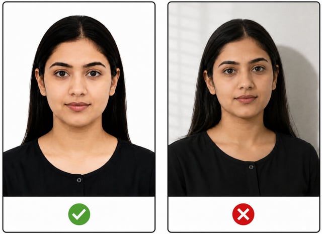 Correct And Incorrect Photo Background