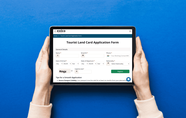 Mexico Tourist Land Card