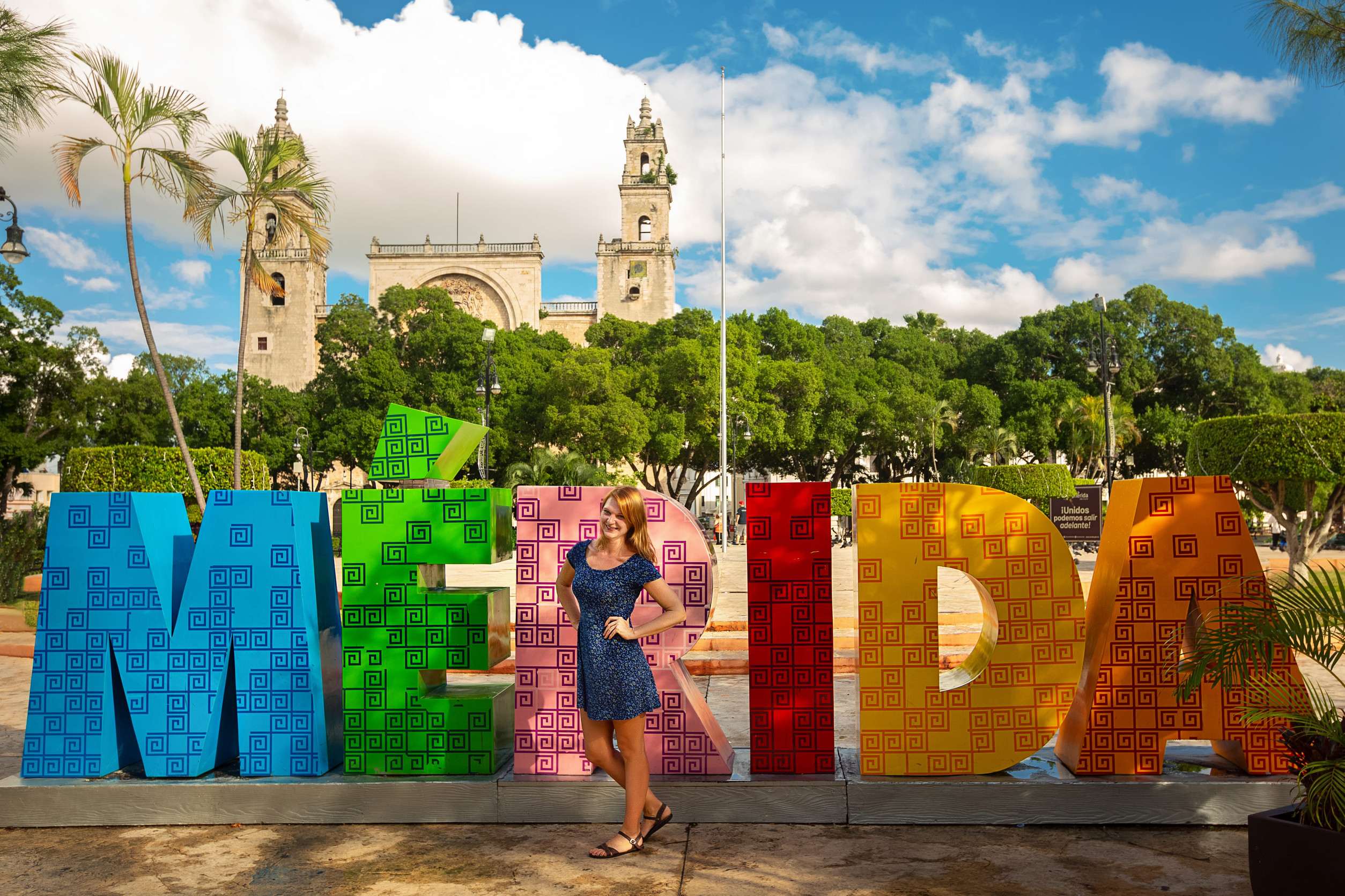 A tourist in Downtown Marida