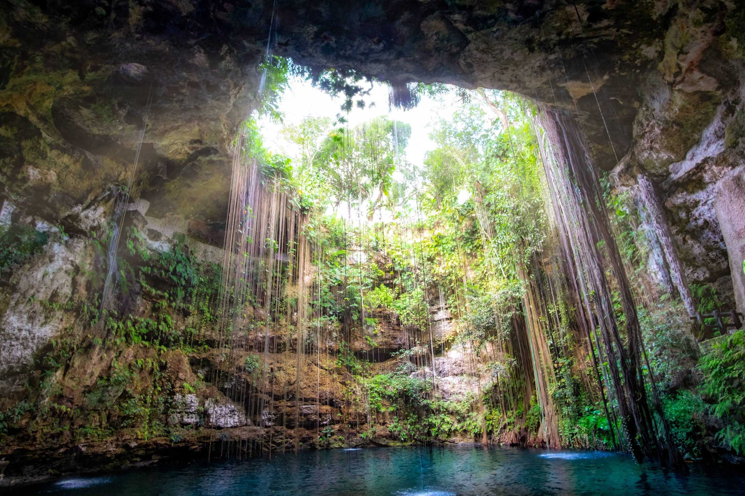 Cenote Cave in Mexico