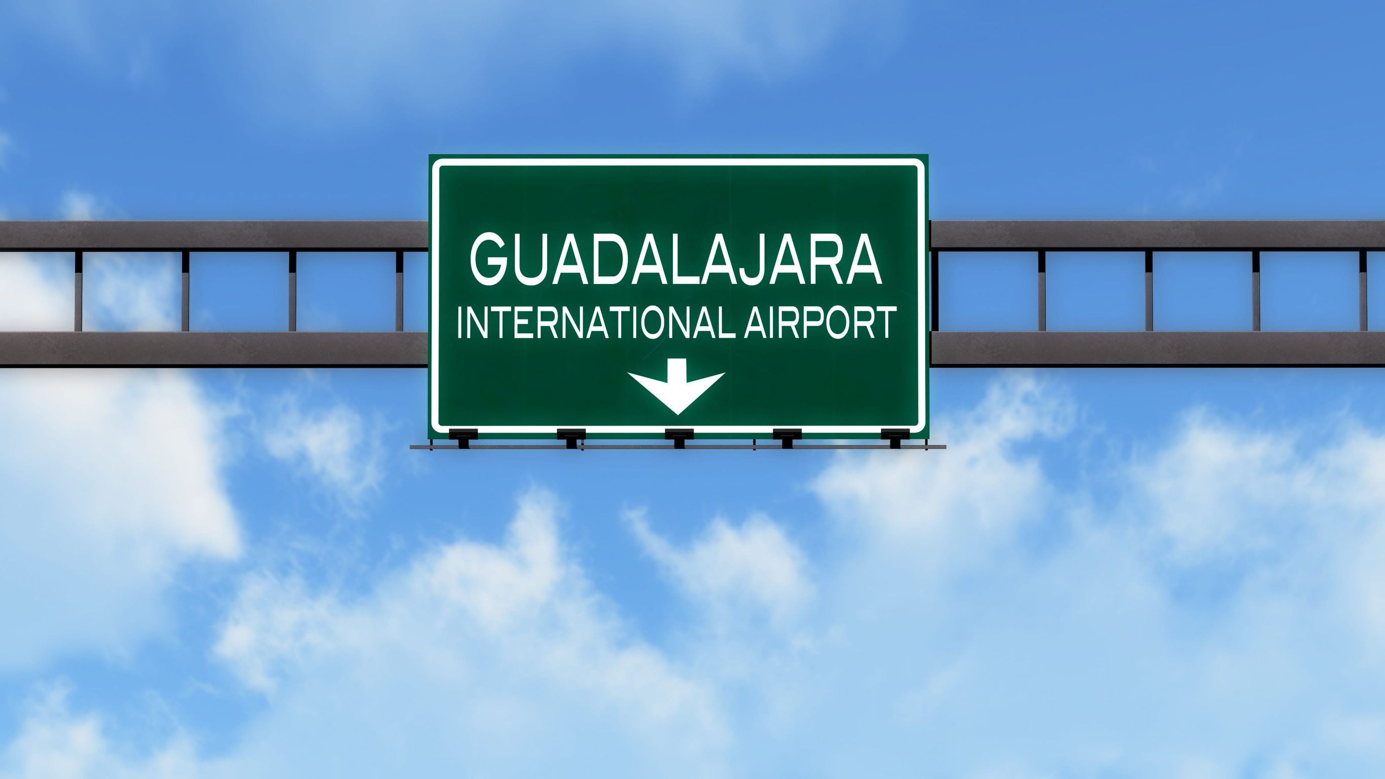 Guadalajara Airport 3D illustration