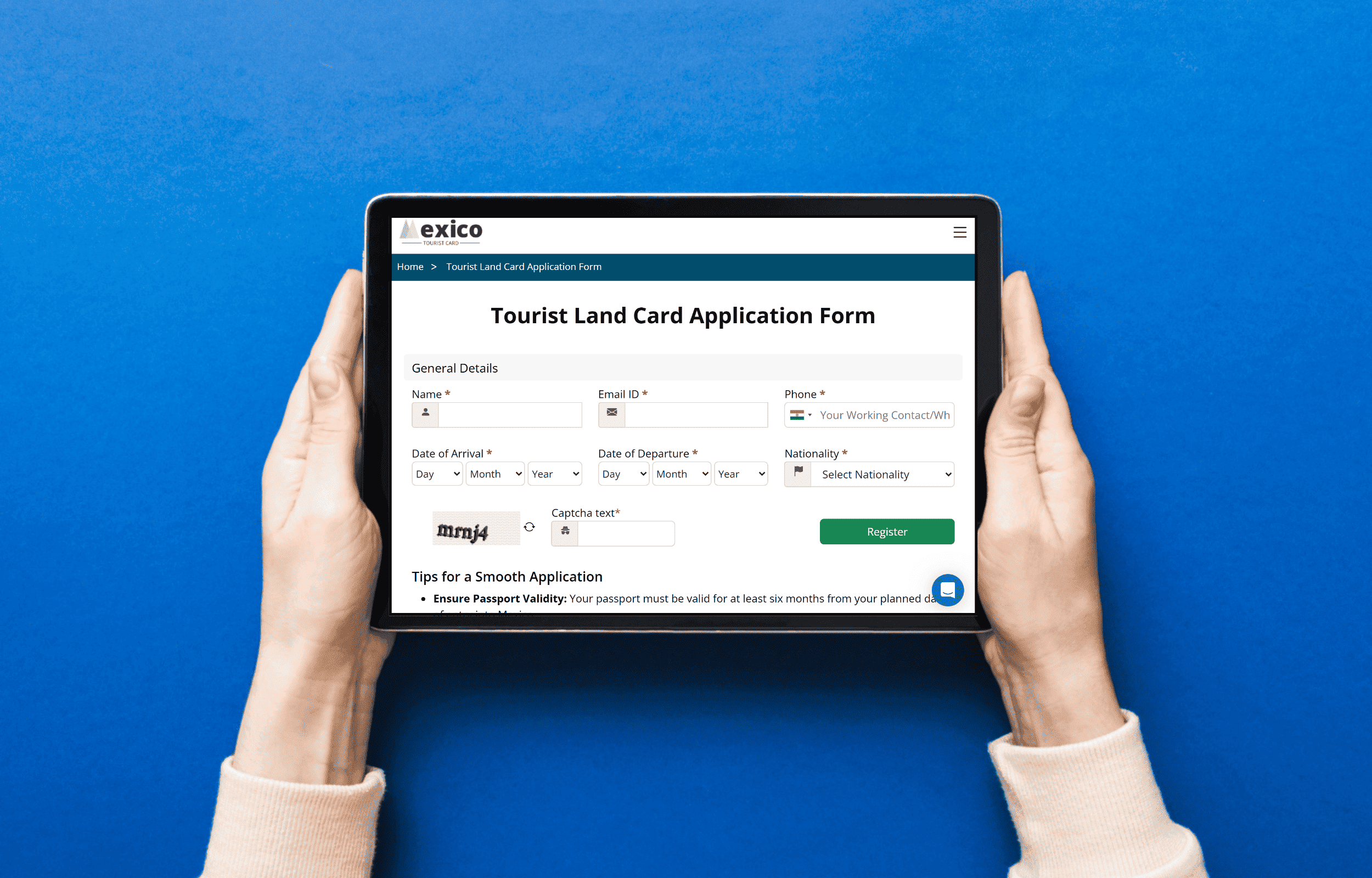 Mexico Tourist Land Card Mexico Tourist Land Card
