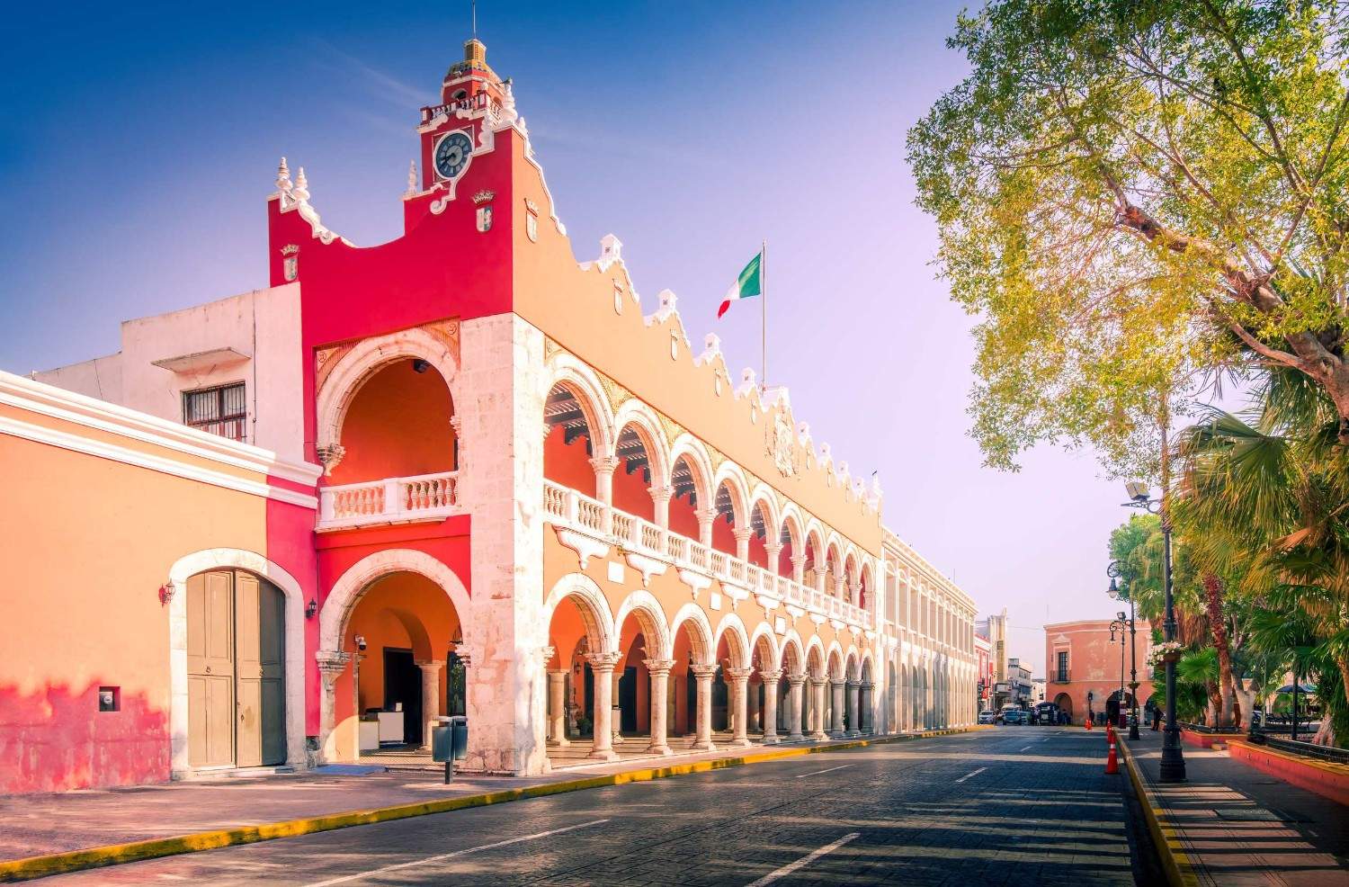 Merida Plaza Grande In Mexico