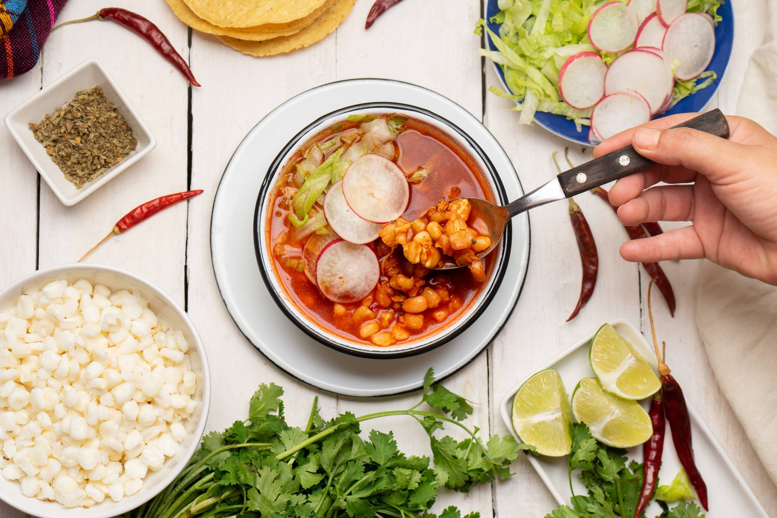 Pozole dish of Mexico
