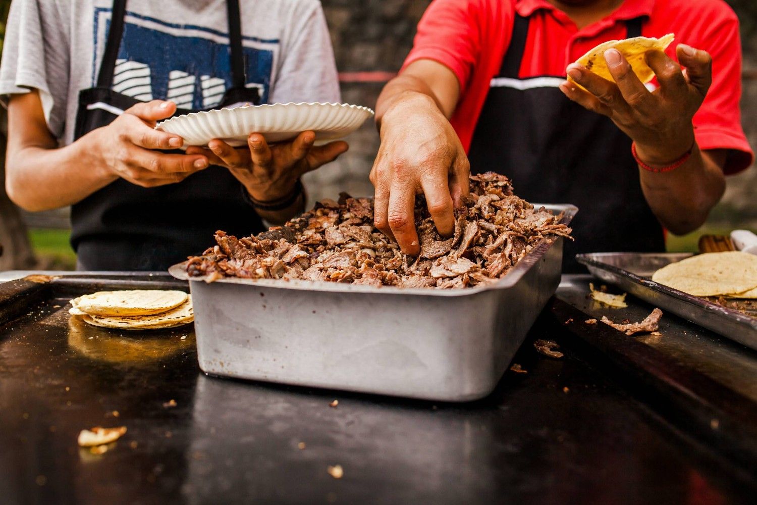 Traditional Street Food In Mexico